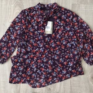 Floral long sleeve dress